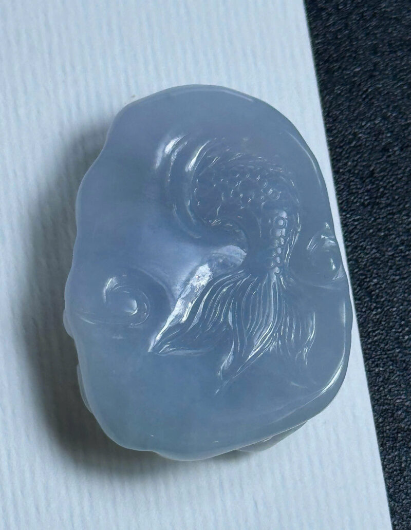 Rồng Ngọc Phỉ Thúy  Jadeite Jade A Mini Size 4,2x3x1,15cm