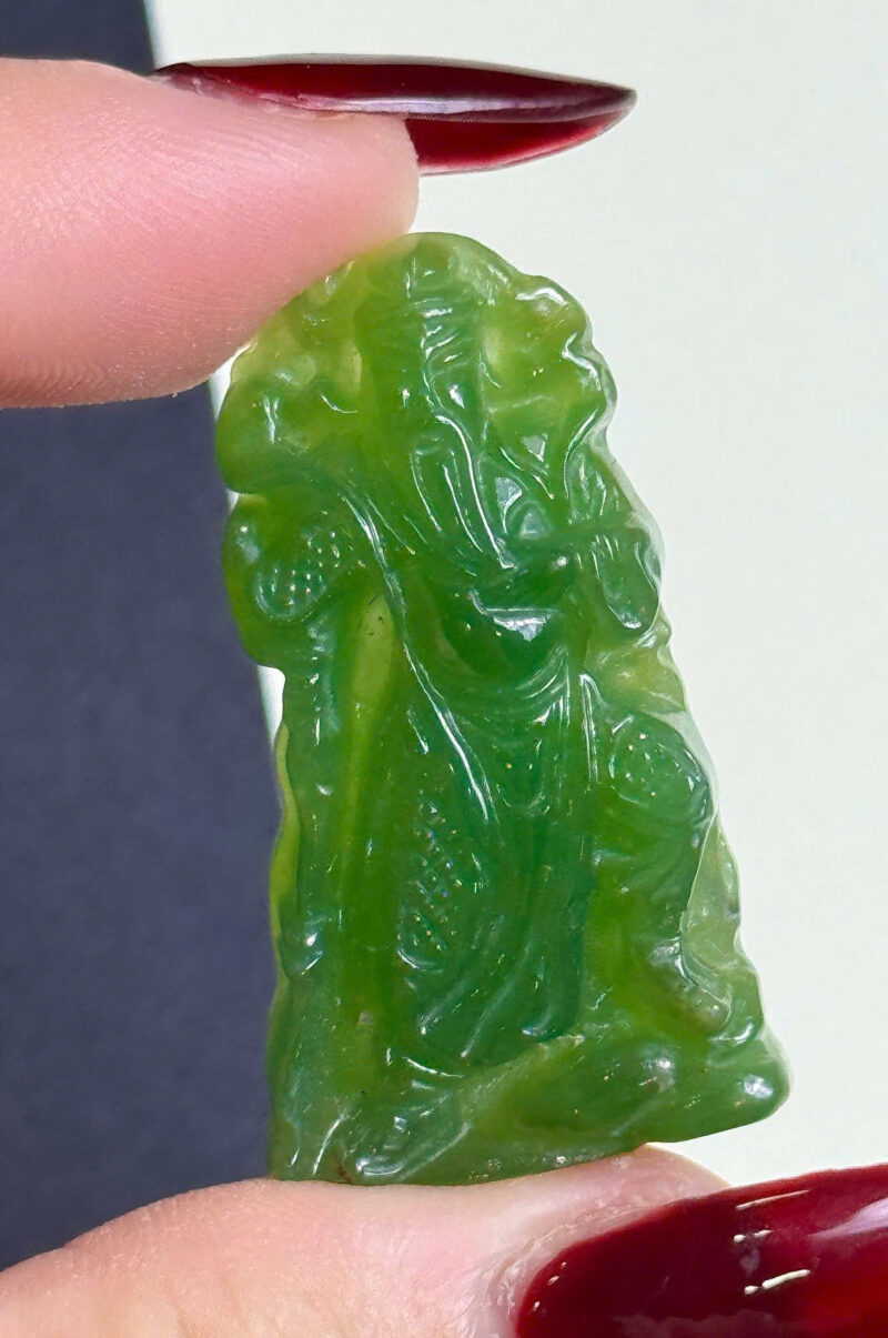 Mặt Ngọc Bích Nga Quan Vũ, Biểu tượng chính trực và khí chất anh hùng