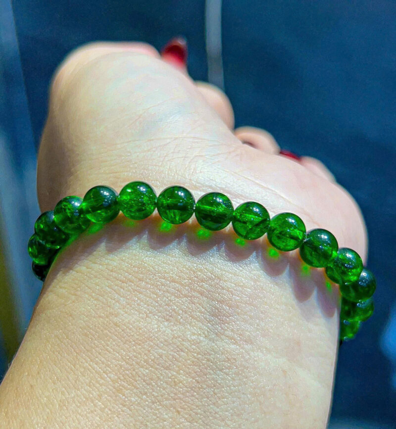 Vòng Tay Chrome Diopside Cao Cấp 7.5ly