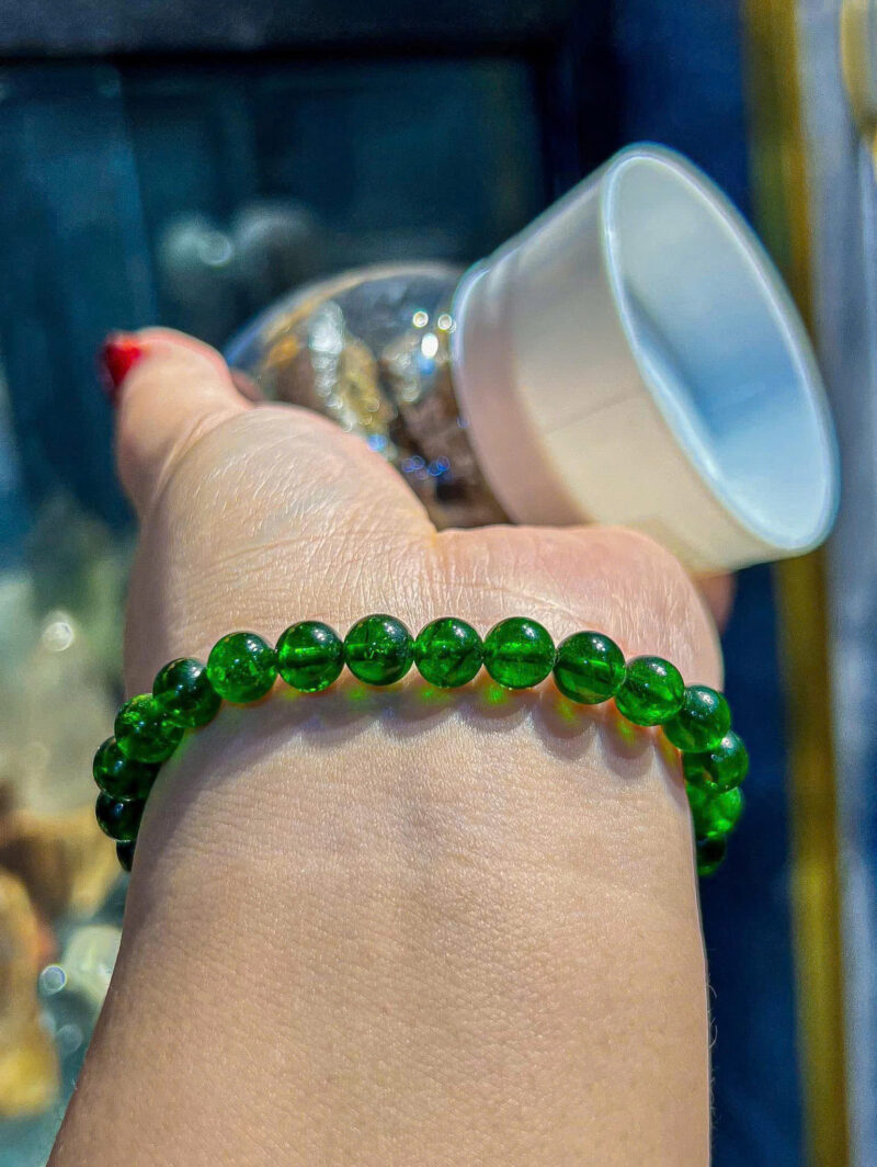 Vòng Tay Chrome Diopside Cao Cấp 7.5ly