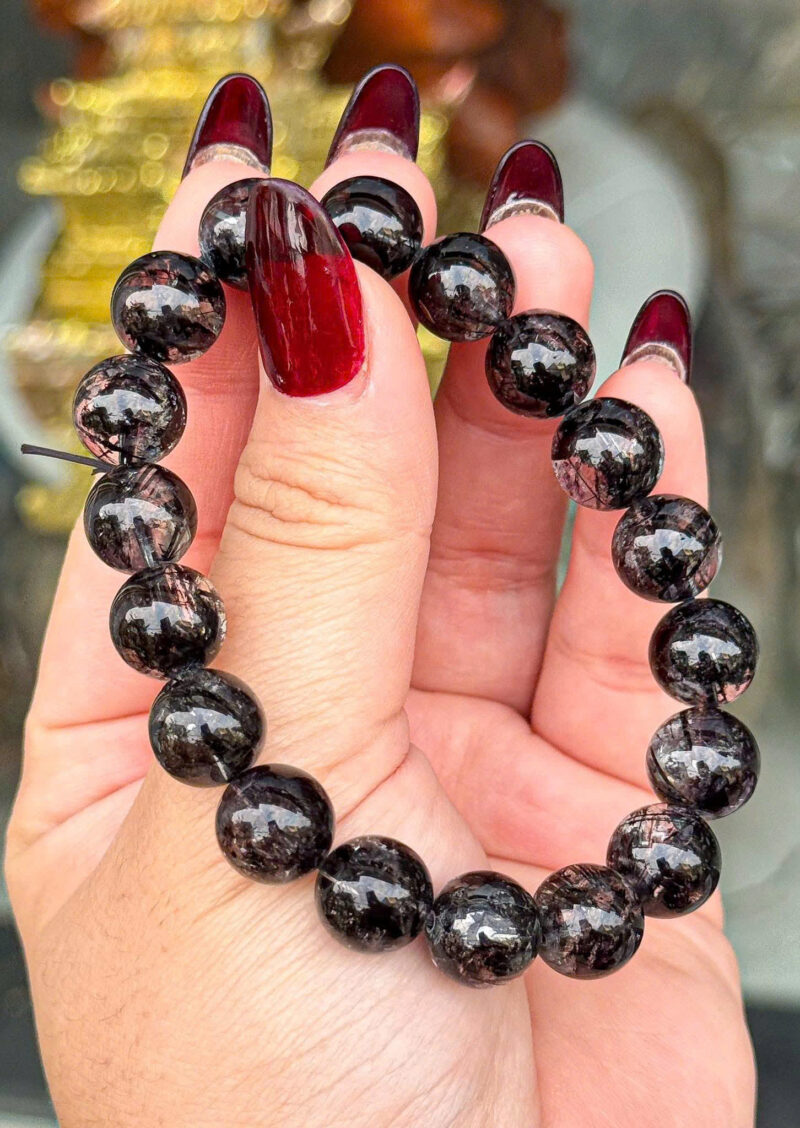 Vòng Thạch Anh Tóc Đen / Huyền Bí & Năng Lượng Quyền Lực