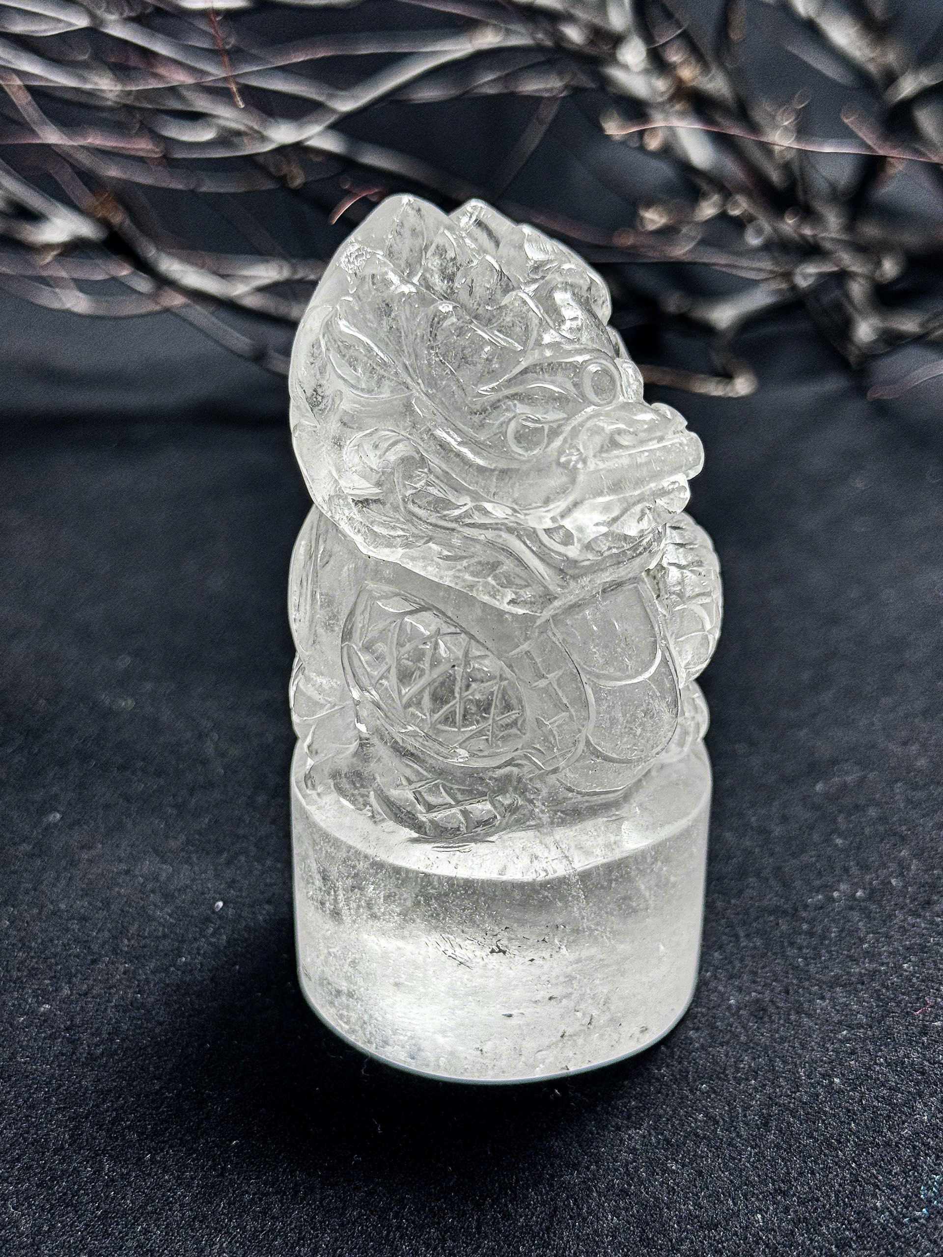 Ấn Rồng Thạch Anh Trắng Ấn Rồng Thạch Anh Trắng