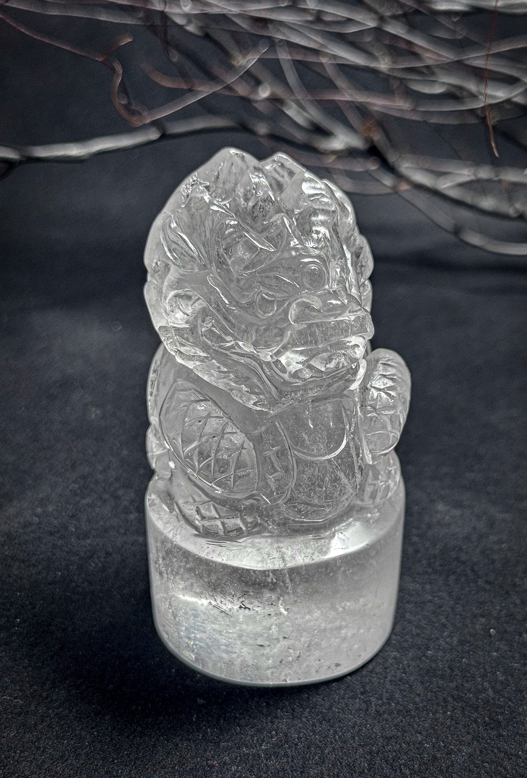 Ấn Rồng Thạch Anh Trắng Ấn Rồng Thạch Anh Trắng