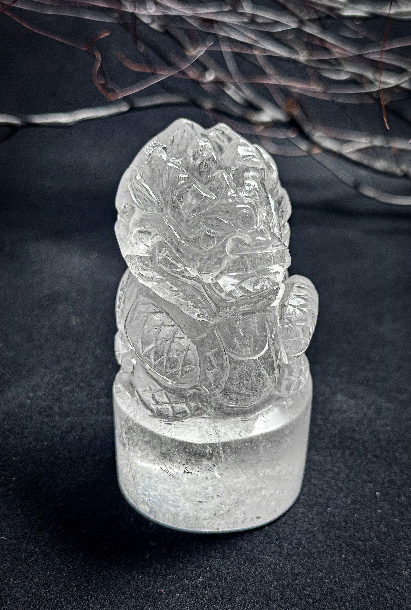 Ấn Rồng Thạch Anh Trắng Ấn Rồng Thạch Anh Trắng