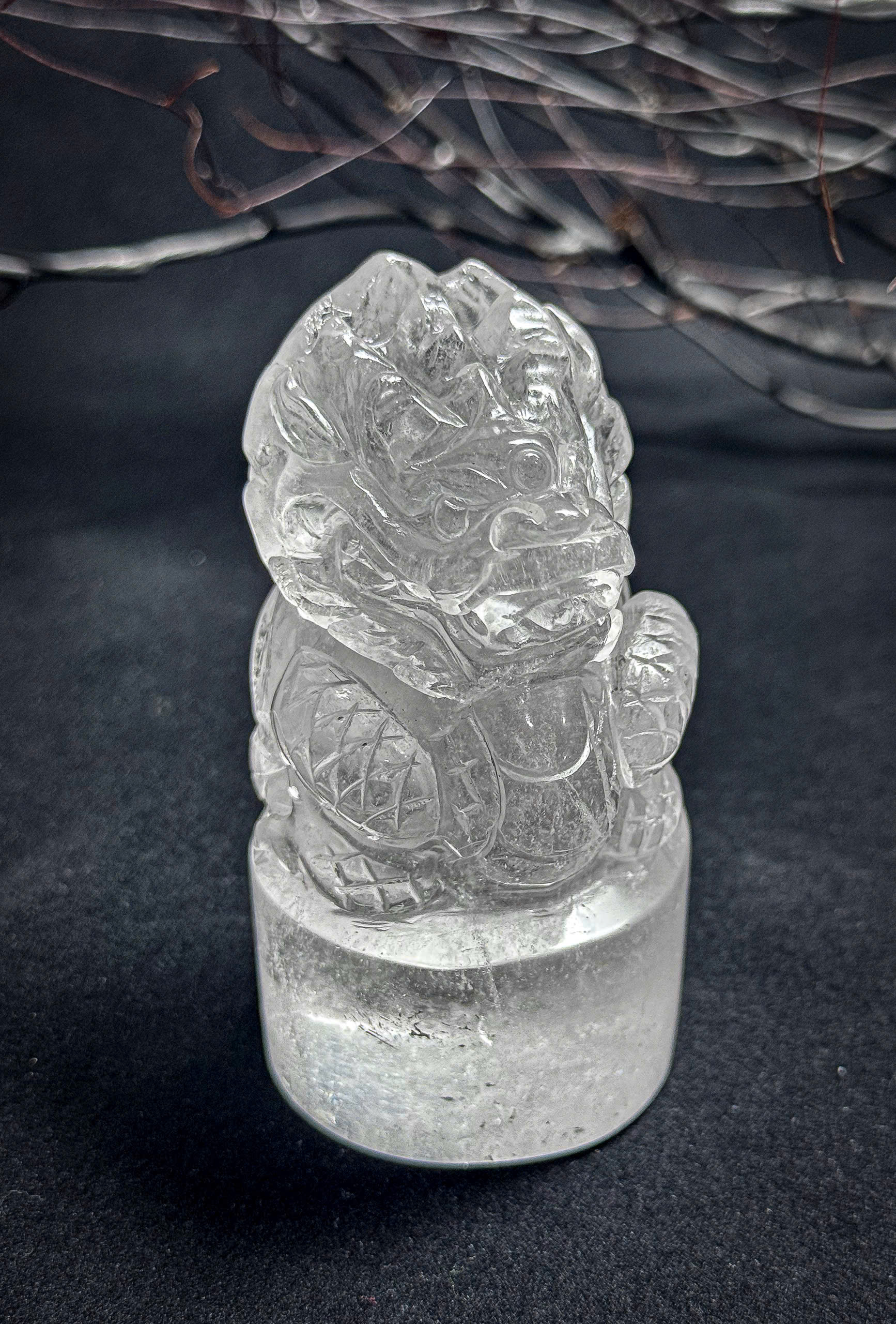 Ấn Rồng Thạch Anh Trắng Ấn Rồng Thạch Anh Trắng