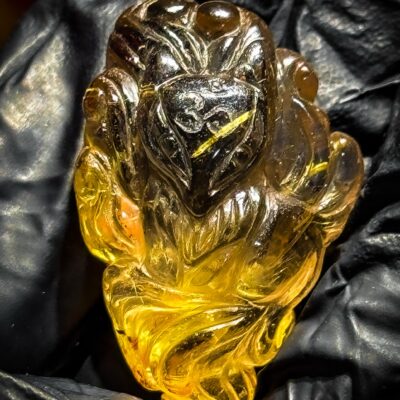 Hồ Ly Chúa 9 Đuôi Thạch Anh Tóc Vàng Super VIP