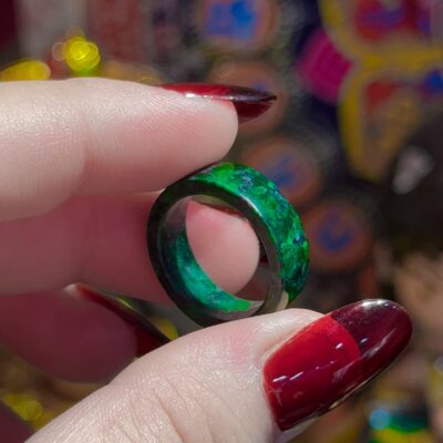 Nhẫn Thiết Long Sinh jadeite A