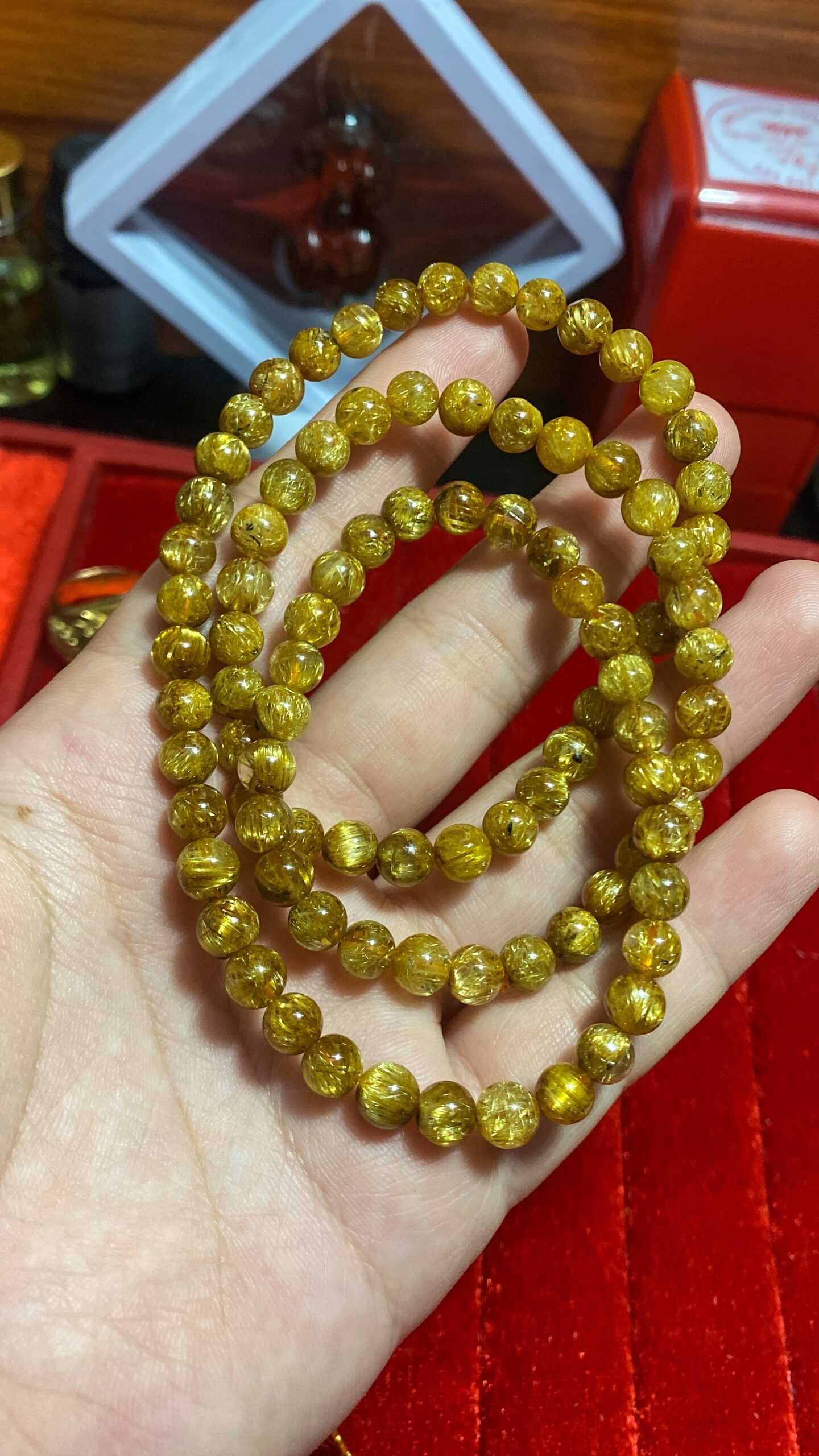 Tóc vàng Svip quấn 3 vòng Tóc vàng Svip quấn 3 vòng