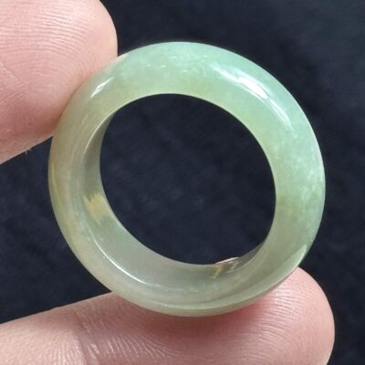 NHẪN JADEITE TYPE A XANH XUÂN PHIÊU SƯƠNG